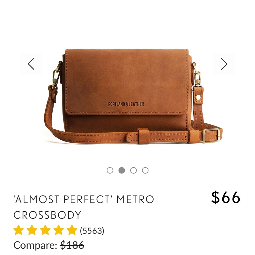 DAKOTA Portland Leather ALMOST PERFECT' METRO CROSSBODY